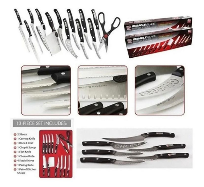 Miniatura 3 de Set De Cuchillos Profesionales x 13P